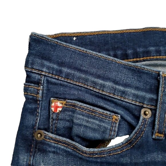 Hudson Krista Super Skinny Ankle Jeans Women's 29 Mid Rise Stretch Denim 30x29 - Picture 6 of 9